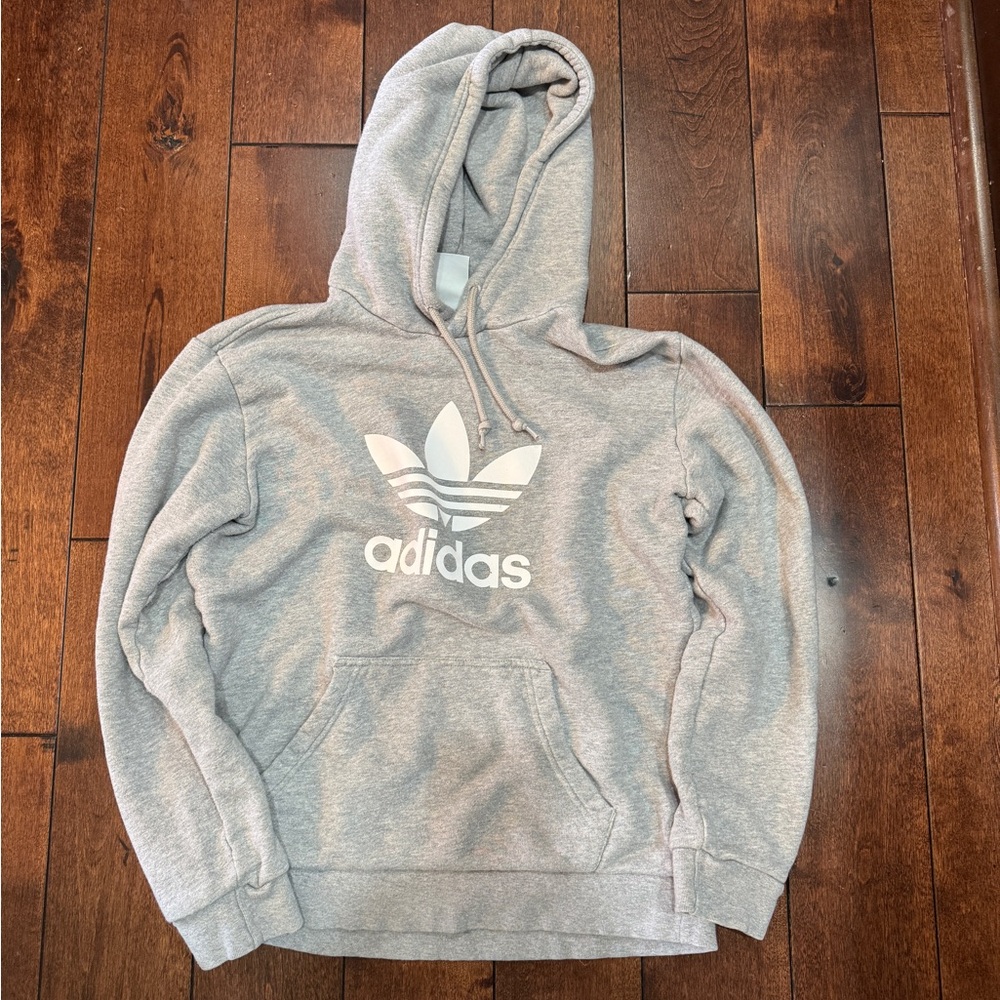 Adidas Light Gray Women’s Hoodie